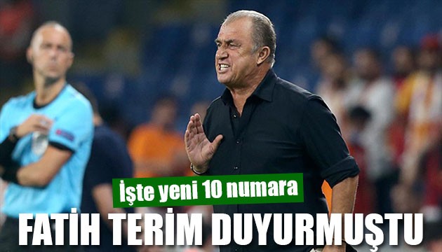 İşte Galatasaray'ın yeni 10 numarası