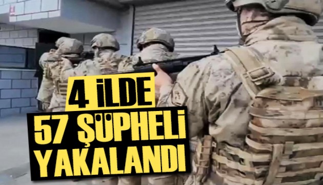 Bakan Yerlikaya: 57 şüpheli yakalandı