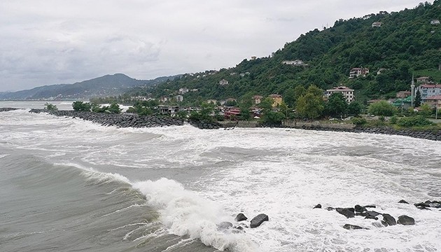 Orta Karadeniz'e fırtına uyarısı