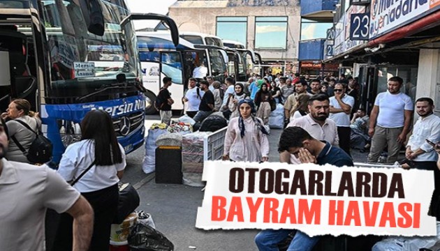 Otogarlarda bayram yoğunluğu yaşanıyor