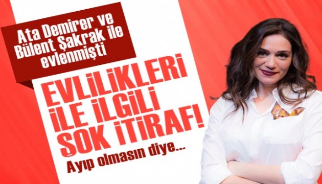 Özge Borak'tan çok konuşulacak evlilik itirafı! Ayıp olmasın diye...