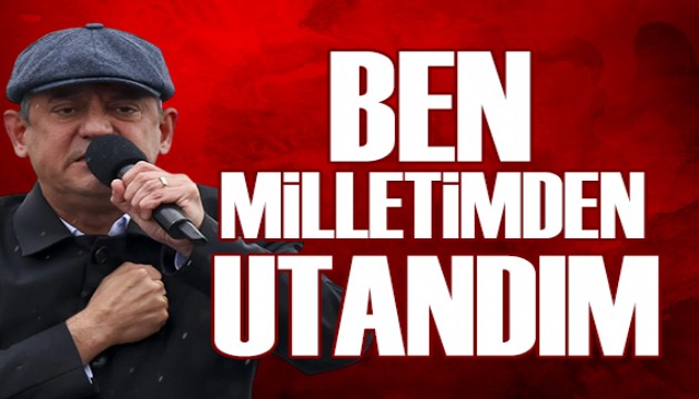 Özgür Özel'den o görüntülere tepki: Ben milletimden utandım