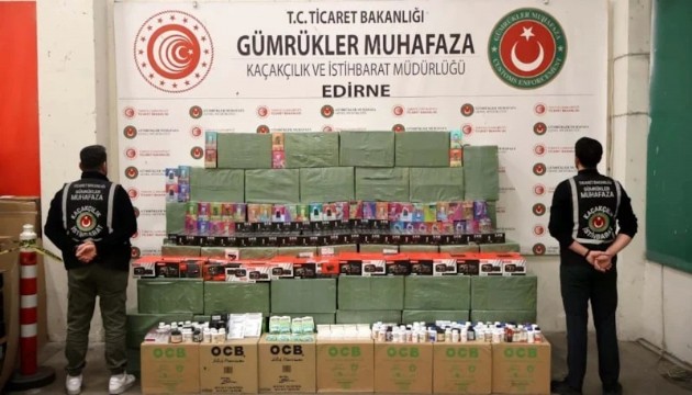 33,1 milyon liralık kaçak eşya yakalandı