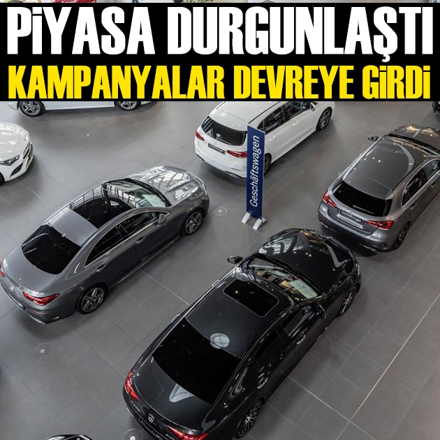 Otomobil piyasası durgunlaştı: Kampanyalar devrede