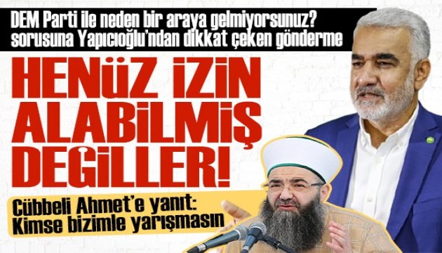 HÜDA PAR lideri Yapıcıoğlu ilk kez Talat Atilla'ya açıkladı: DEM Parti heyeti henüz izin alabilmiş değil!