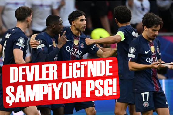 Şampiyonlar Ligi şampiyonu PSG oldu!