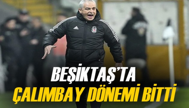 Beşiktaş'ta Rıza Çalımbay ile yollar ayrıldı