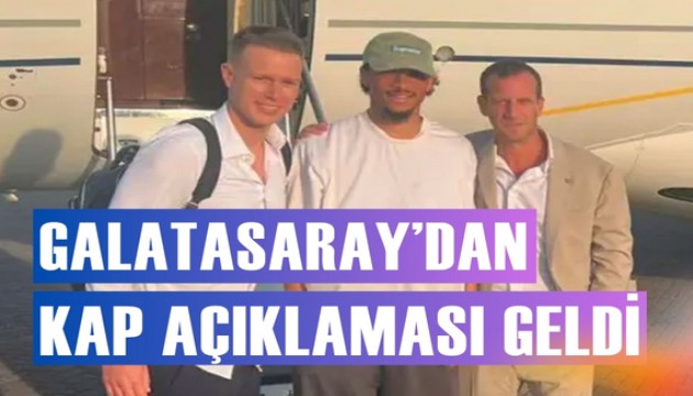 Galatasaray'dan Leroy Sane için KAP açıklaması