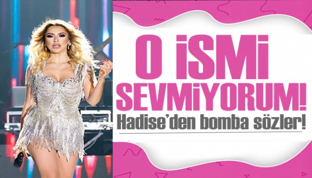 Hadise'nin 'Sevmiyorum' dediği şarkıcının kim olduğu ortaya çıktı!