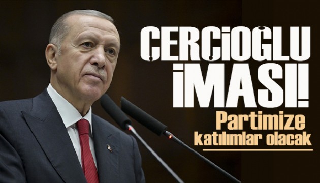 Erdoğan'dan 'Çerçioğlu' iması! 'Partimize katılımlar olacak'