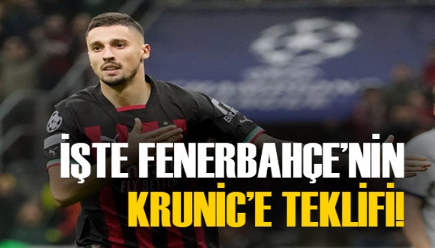 Fenerbahçe'nin Rade Krunic için yaptığı teklif ortaya çıktı!