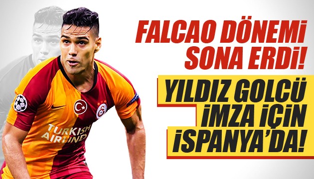 Radamel Falcao imza için İspanya'ya gitti