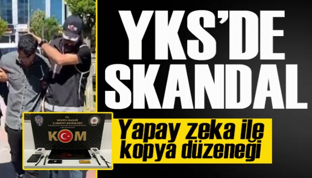 YKS'de skandal! Yapay zeka ile kopyaya suçüstü