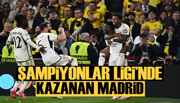 Şampiyonlar Ligi'nde kupa Real Madrid'in