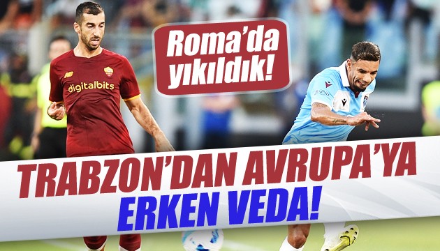 Trabzonspor'dan Avrupa'ya erken veda