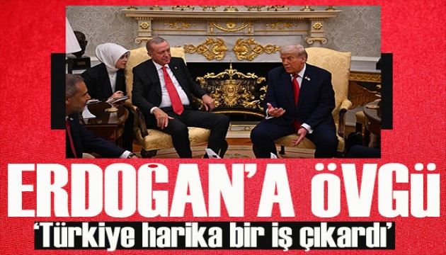Trump: Erdoğan harika bir lider, çok doğru bir duruş sergiledi