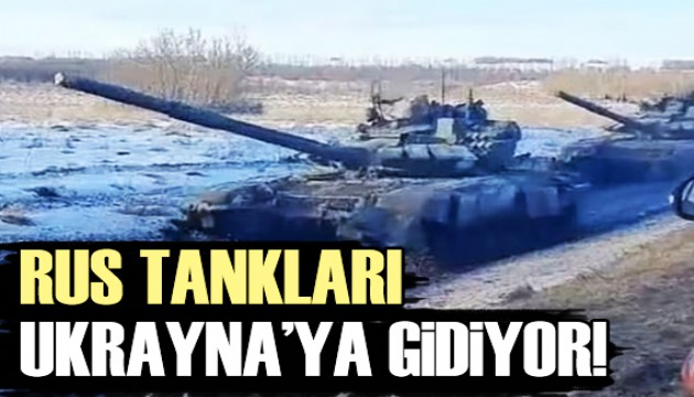 Putin'den emir geldi: Rus tankları Ukrayna'ya gidiyor!