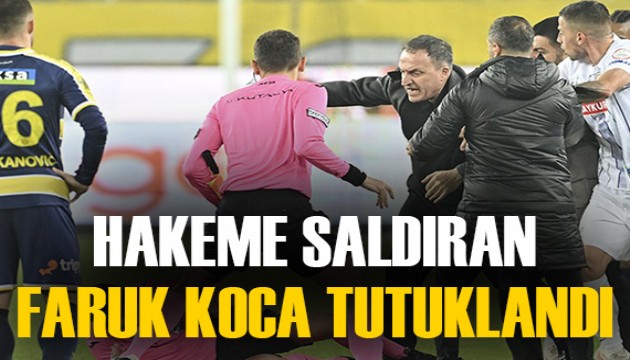 Son dakika! MKE Ankaragücü Başkanı Faruk Koca tutuklandı