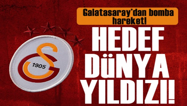 Galatasaray'dan bomba hareket! Hedefi dünya yıldızı