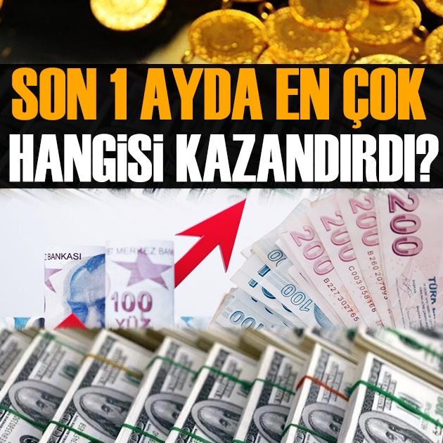 Son 1 ayda en çok kazandıran belli oldu: Zirve şaşırtmadı