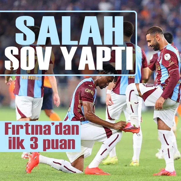 Trabzon'dan ilk 3 puan: Salah şov yaptı