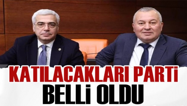 Cemal Enginyurt ve Salih Uzun'un katılacakları parti belli oldu