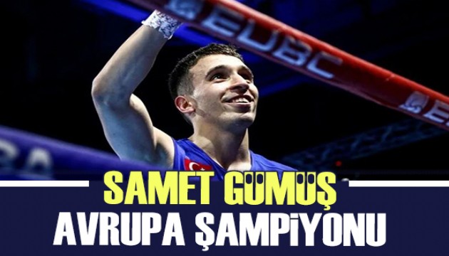 Samet Gümüş Avrupa şampiyonu oldu!