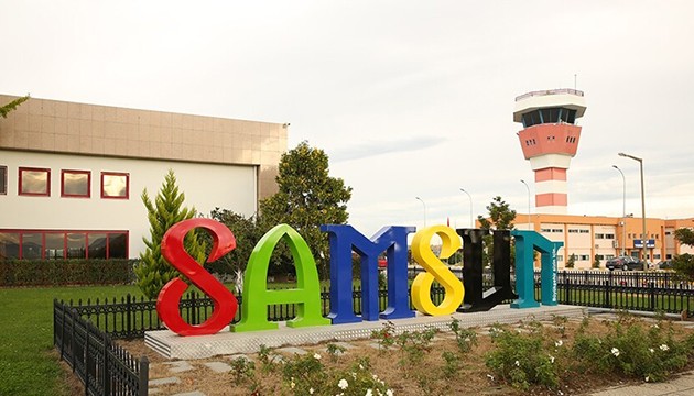 Çarşamba Havalimanı yüzbinlere hizmet verdi