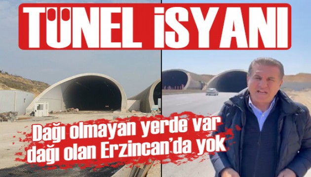 Mustafa Sarıgül: Dağ olmayan yerde tünel var, dağı olan Erzincan'da tünel yok