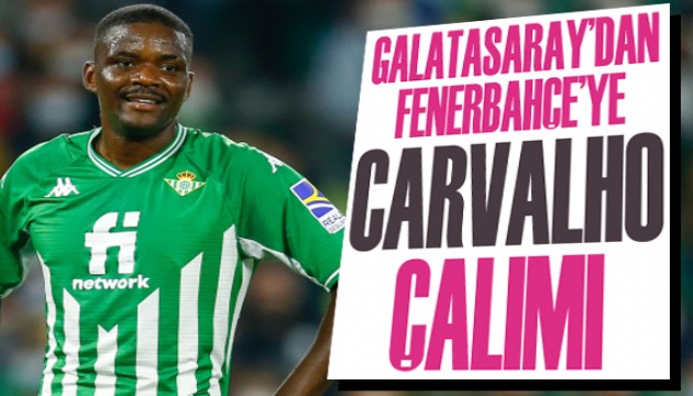 Galatasaray'dan Fenerbahçe'ye William Carvalho çalımı!