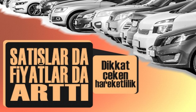 Kasım ayında ikinci elde, satışlar da fiyatlar da arttı