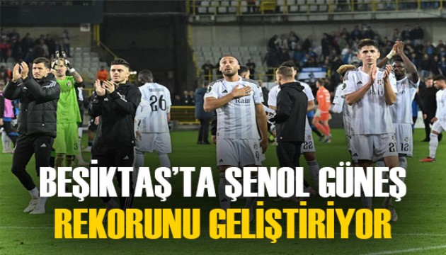 Beşiktaş'ın yenilmezlik serisi devam ediyor, Şenol Güneş, kendi rekorunu geliştirdi