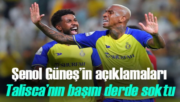 Şenol Güneş'in açıklamaları, Talisca'yı zor duruma düşürdü