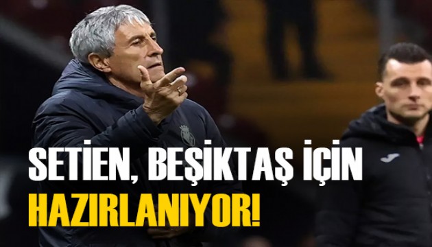 Quique Setien, Beşiktaş için hazırlanıyor