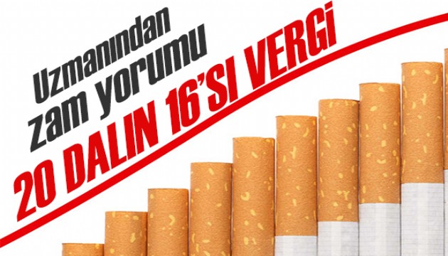Bingöl: Sigara paketindeki 20 dalın 16'sı vergi