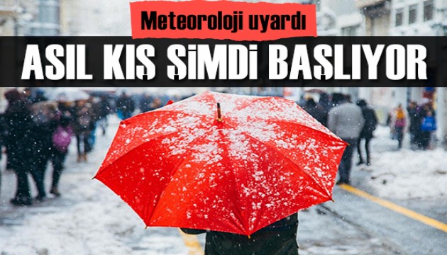 Meteoroloji'den 41 il için kar uyarısı