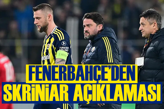 Fenerbahçe'den Skriniar açıklaması: Kaç hafta sahalardan uzak kalacak?