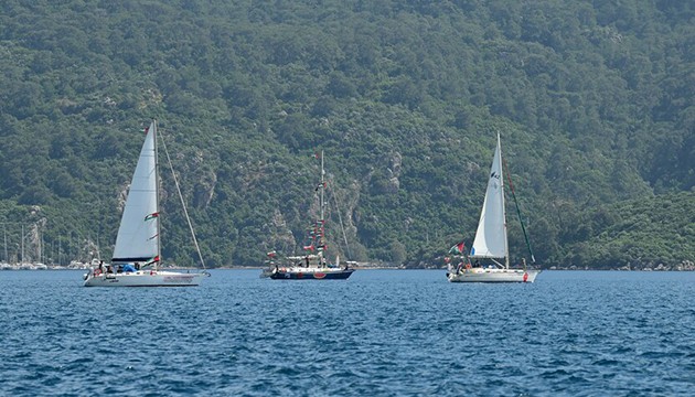 Sumud Filosu, Antalya açıklarında