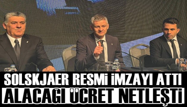 Beşiktaş'ın yeni teknik direktörü Solskjaer resmi imzayı attı!