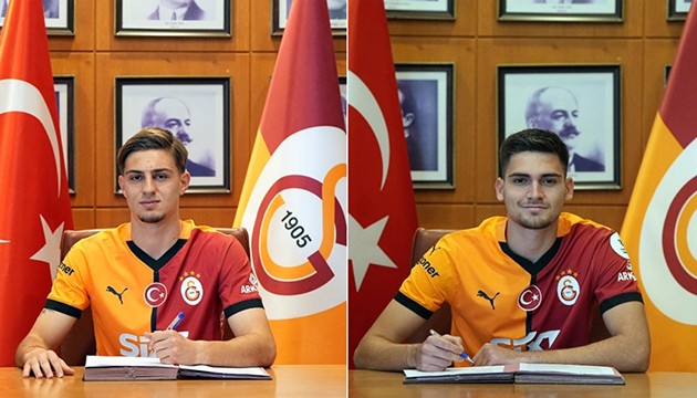 Galatasaray iki futbolcu ile sözleşme uzattı