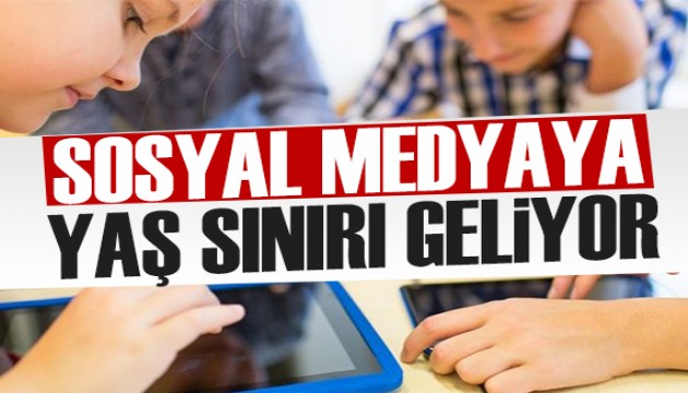 Sosyal medyaya yaş sınırı geliyor!