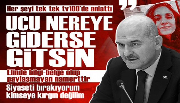 Süleyman Soylu'dan gündem yaratacak açıklamalar: Tüm merak edilenleri tek tek anlattı