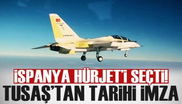 TUSAŞ'tan tarihi imza: İspanya F-5'lerin yerine HÜRJET'i seçti!