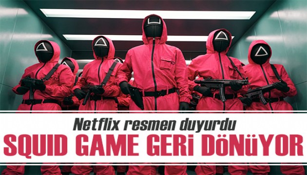 Netflix paylaştı: Squid Game geri dönüyor!