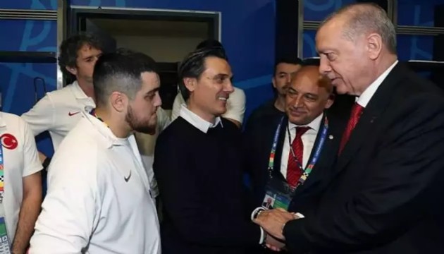 Erdoğan'dan Montella'ya destek