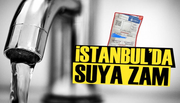 İstanbul'da suya zam