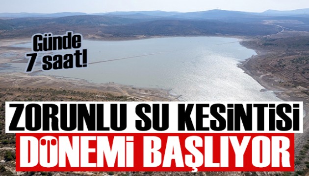 Zorunlu su kesintisi dönemi başlıyor