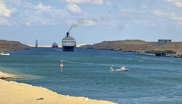 Süveyş Kanalı'nda Gazze etkisi