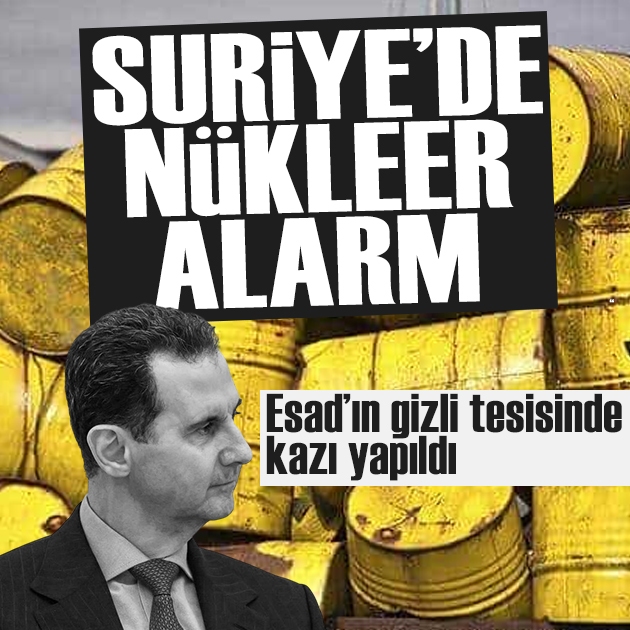 Suriye'de nükleer alarm: Tonlarca tehlikeli madde bulundu