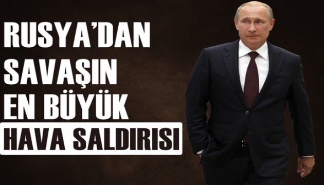 Rusya'dan Ukrayna'ya savaşın en büyük hava saldırısı